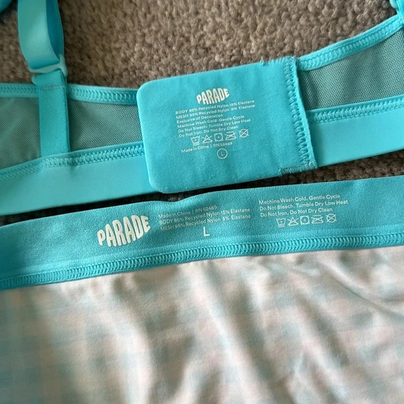 PARADE Bralette and Pantie Set NWT L - Picture 2 of 2